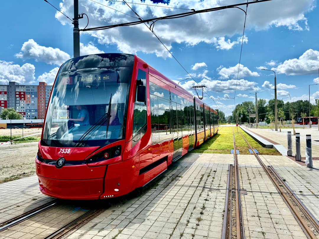Petržalská električka. Foto: Redakcia Marker