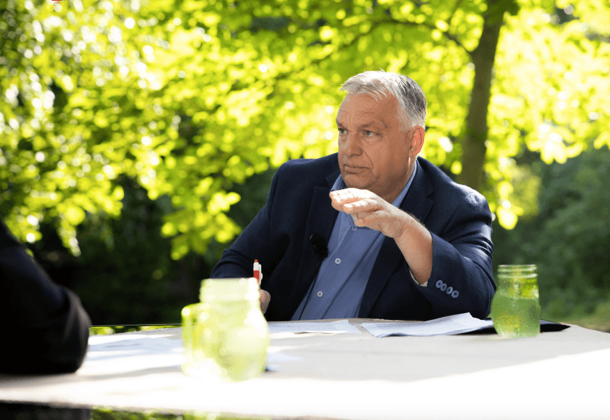 Viktor Orbán na letnej univerzite v Tušnade.  Foto: Facebook Viktora Orbána