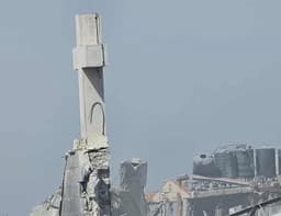 Katolícky Kostol Svätej rodiny v meste Gaza po bombardovaní IDF 17. júla 2025. Foto: Palestian Christians/FB