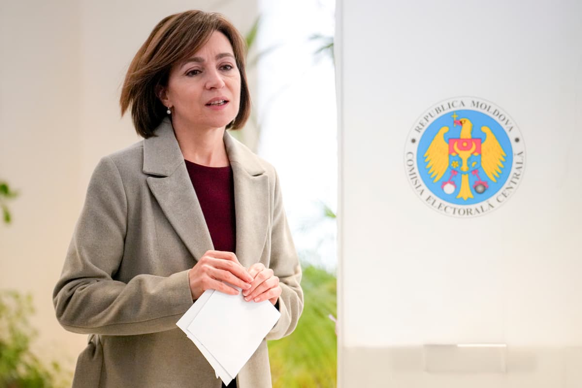 Maia Sanduová v roku 2024. Foto TASR/AP